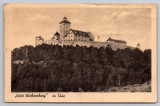 Postcard B 185, Veste Wachsenburg, Amt Wachsenburg, Germany, 11 century fortress picture