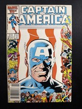 Captain America #323 Newsstand Edition 1986 1st Super Patriot Fine *A10 picture