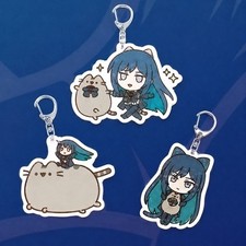 Ado X Pusheen Acrylic Mystery Keychain picture