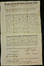 1821 Rockingham NH Deed, Osgood & Susan Taylor to Ebenezer Sanborn,Knight,Putnam picture