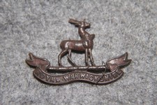 WW2 British Beret Cap Badge,Device,The Royal Warwickshire Regiment picture