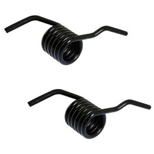2pcs Hydraulic Jack Handle Spring Torsion Horizontal Black picture