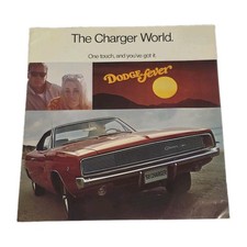 Original 1968 Dodge Charger Deluxe Sales Brochure 68 R/T picture