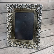 Vintage Gold Ornate Metal Filigree Hollywood Regency Elegant Photo Picture Frame picture