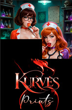 Velma and Daphne Cosplay NURSES | NOTI | SINGLE COVER PRINT | KURVES COMICS picture