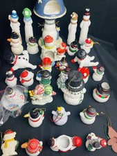 Snowmans Christmas Decor Mixed Lots 32 Pcs. picture