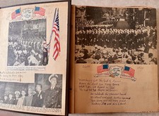 Vintage 1940’s WW2 & Beyond Scrapbook And Original Poems Vol 1 picture