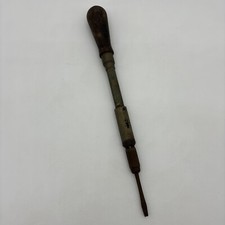 Yankee North Bros No. 130 Spiral Ratchet Screwdriver With Flat Head Bit picture