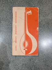 Vintage 1956 Girl Scout Pocket Songbook Music Booklet Catalog 20-192 Ephemera picture