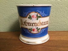 Antique Shaving Mug - Personalized A. Greenebaum picture