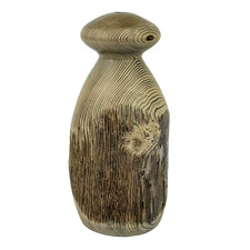 Mark Beier Signed Wood Bud Vase 8.5