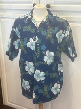 Vintage Hirai Taylor Honolulu Aloha shirt Men’s 2XL Made In Hawaii Mid Century picture