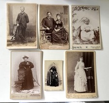 Antique 1900s California Cabinet Card Photo Lot Santa Rosa Francisco Oakland Cdv picture