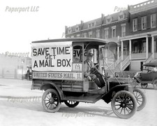 1900's United States Mail Delivery Truck 8x10 Photo picture