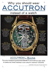 1962 ACCUTRON BULOVA Spaceview *******DECORATIVE REPLICA METAL SIGN******** picture