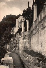 Vintage Postcard CAPRI Anacapri Ingresso Alla Villa S. Michele Italy RPPC picture