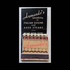 Feature Matchbook Full Book Armando's Restaurant and Cocktails - Chicago, IL picture
