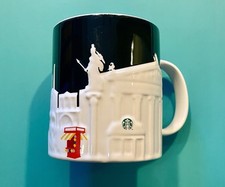 2024 Starbucks ATHENS , GREECE 🇬🇷 Relief Black White Mug 16oz picture