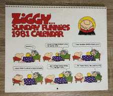 Ziggy Sunday Funnies Calendar 1981 picture