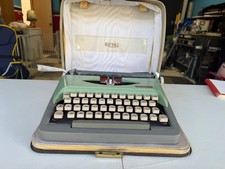 Vintage 1962 Royal Mint Green Typewriter - Working Condition picture