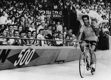 Spaniard Wins Tour De France Cycle Race 1900S Old Photo picture