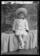 Photo:Unidentified Child in Sailor Suit Portrait ca 1873-1916 picture