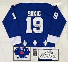 Joe Sakic Signed Jersey Quebec Nordiques JSA 1 COA picture