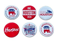 2028 Republican National Convention Official Host Committee Houston Button Set picture
