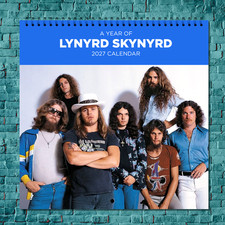 Lynyrd Skynyrd 2027 Wall Calendar 12 Month Celebrity Photo Fan Collectible picture