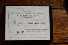 5 autochromes 9X 12 cm, approx. from Nice / Cannes 1910. Original Light Box picture