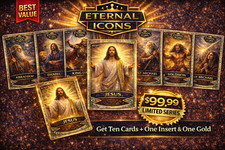 Bible Trading Cards Mega Bundle – 10 Cards + Guaranteed Gold & Insert Best Value picture