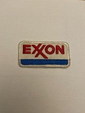 Vintage Jacket Patch - Exxon Oil - NOS 3 1/2” Long picture