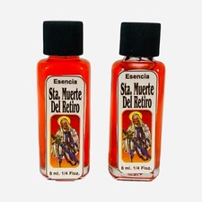 2PACK- Santa Muerte Del Retiro Aceite Perfume Para Alejar Retirar Enemigos picture