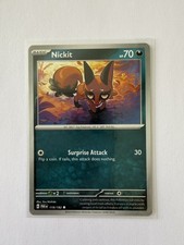 Nickit PAR 119/182 Pokémon SV04: Paradox Rift Common Normal EN NM picture