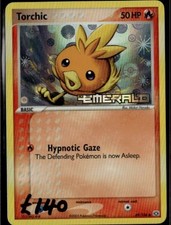 Torchic Reverse Holo Common Emerald 69/106 NM picture