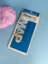 Vintage Rand McNally Pittsburg, Pennsylvania Map Fold out Map picture