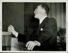 1939 Press Photo Attorney General Frank Murphy Addresses FBI Training Graduates picture