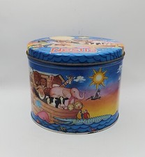 VTG Nestle Tin Noahs Ark Chocolate Flipz Empty Storage Container 5