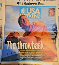 RARE Jackson Sun USA Weekend August 1997 Peyton Manning Tennessee QB  UT Vols picture