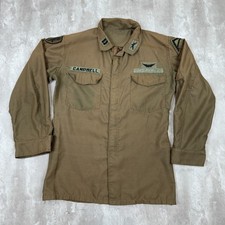 Vintage Vietnam US Army Aviation Flight Uniform Shirt Mens Large OG-106 Pilot picture
