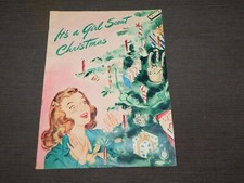VINTAGE GSA  ITS A GIRL SCOUT CHRISTMAS UNIFORM EQUIPMENT PRICE GUIDE picture