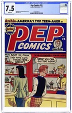 Pep Comics #74 CGC 7.5 1949 4740419011 picture