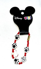Disney 101 Dalmatians Charm Bracelet Doggie Paws 1990's NEW Deadstock picture