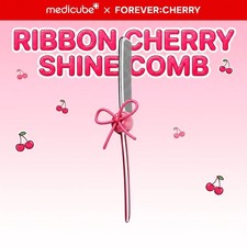 Medicube Cherry Glass Hair Comb Pink Ribbon Coquette Y2K K-Beauty picture