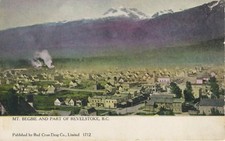 Mt Begbie & Revelstoke BC Red Cross Drug Co. Vintage Postcard E6 picture