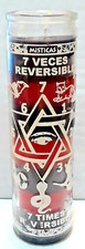 Veladora 7 Veces Reversible( 7 Times Reversible) Candle, Negro(Black)/Rojo(Red) picture