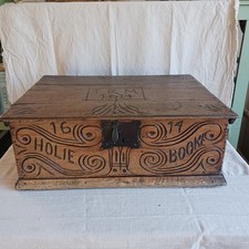 Antique 17th Century Bible Box picture