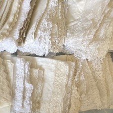 100 Antique and Vintage Linen, Voile and Cotton Lace Handkerchiefs Hankies picture