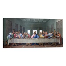 Wieco Art Canvas Prints Last Supper By Leonardo Da Vinci Classic Art picture