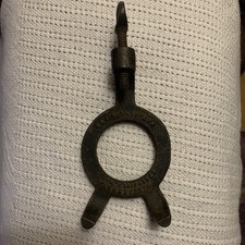 HL JENNEY GREENFIELD MASS Cast Iron Screw Mason Jar Opener Primitive Antique picture